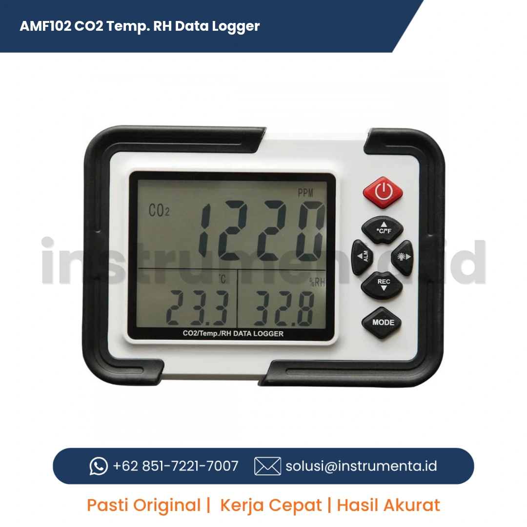 Jual AMF102 CO2 Temp. RH Data Logger Alat Perekam Gas Karbondioksida Suhu dan Kelembapan Udara Digital